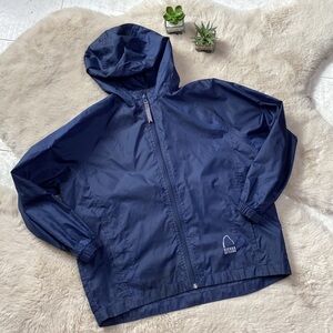 Sierra Designs Jacket Rain Windbreaker Kids Blue Size Medium